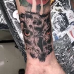 Фото пример рисунка тату сова 13,12,2021 - №262 - Owl Tattoo - tatufoto.com