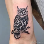 Фото пример рисунка тату сова 13,12,2021 - №263 - Owl Tattoo - tatufoto.com