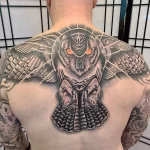 Фото пример рисунка тату сова 13,12,2021 - №266 - Owl Tattoo - tatufoto.com