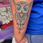 Фото пример рисунка тату сова 13,12,2021 - №270 - Owl Tattoo - tatufoto.com
