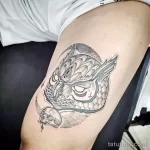 Фото пример рисунка тату сова 13,12,2021 - №272 - Owl Tattoo - tatufoto.com