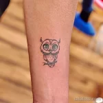 Фото пример рисунка тату сова 13,12,2021 - №275 - Owl Tattoo - tatufoto.com