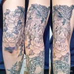 Фото пример рисунка тату сова 13,12,2021 - №282 - Owl Tattoo - tatufoto.com