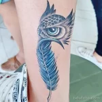 Фото пример рисунка тату сова 13,12,2021 - №283 - Owl Tattoo - tatufoto.com