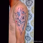 Фото пример рисунка тату сова 13,12,2021 - №293 - Owl Tattoo - tatufoto.com