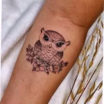 Фото пример рисунка тату сова 13,12,2021 - №295 - Owl Tattoo - tatufoto.com