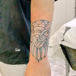 Фото пример рисунка тату сова 13,12,2021 - №301 - Owl Tattoo - tatufoto.com