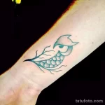Фото пример рисунка тату сова 13,12,2021 - №332 - Owl Tattoo - tatufoto.com
