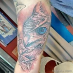 Фото пример рисунка тату сова 13,12,2021 - №334 - Owl Tattoo - tatufoto.com
