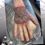 Фото пример рисунка тату сова 13,12,2021 - №343 - Owl Tattoo - tatufoto.com
