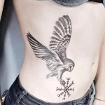 Фото пример рисунка тату сова 13,12,2021 - №350 - Owl Tattoo - tatufoto.com