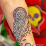 Фото пример рисунка тату сова 13,12,2021 - №362 - Owl Tattoo - tatufoto.com