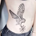 Фото пример рисунка тату сова 13,12,2021 - №364 - Owl Tattoo - tatufoto.com