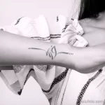 Фото рисунка арабской тату 18.12.2021 №0021 - tattoo in arabic - tatufoto.com