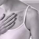 Фото рисунка арабской тату 18.12.2021 №0031 - tattoo in arabic - tatufoto.com