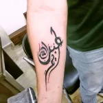 Фото рисунка арабской тату 18.12.2021 №0051 - tattoo in arabic - tatufoto.com