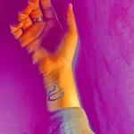 Фото рисунка арабской тату 18.12.2021 №0135 - tattoo in arabic - tatufoto.com