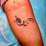 Фото рисунка арабской тату 18.12.2021 №0155 - tattoo in arabic - tatufoto.com