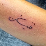Фото рисунка арабской тату 18.12.2021 №0392 - tattoo in arabic - tatufoto.com