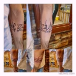 Фото рисунка арабской тату 18.12.2021 №0415 - tattoo in arabic - tatufoto.com