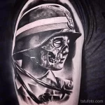 Фото тату военных, солдат и воинов 19.12.2021 №0072 - Tattoos of military - tatufoto.com