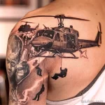 Фото тату военных, солдат и воинов 19.12.2021 №0096 - Tattoos of military - tatufoto.com