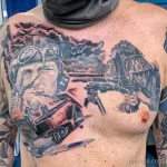 Фото тату военных, солдат и воинов 19.12.2021 №0141 - Tattoos of military - tatufoto.com