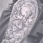 Фото тату военных, солдат и воинов 19.12.2021 №0149 - Tattoos of military - tatufoto.com
