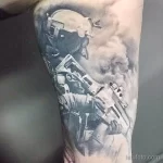 Фото тату военных, солдат и воинов 19.12.2021 №0203 - Tattoos of military - tatufoto.com