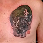 Фото тату военных, солдат и воинов 19.12.2021 №0368 - Tattoos of military - tatufoto.com