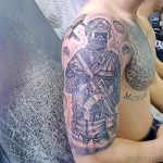 Фото тату военных, солдат и воинов 19.12.2021 №0468 - Tattoos of military - tatufoto.com