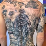 Фото тату военных, солдат и воинов 19.12.2021 №0519 - Tattoos of military - tatufoto.com