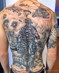 Фото тату военных, солдат и воинов 19.12.2021 №0519 - Tattoos of military - tatufoto.com