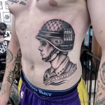 Фото тату военных, солдат и воинов 19.12.2021 №0521 - Tattoos of military - tatufoto.com