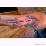 Фото тату военных, солдат и воинов 19.12.2021 №0524 - Tattoos of military - tatufoto.com