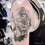 Фото тату военных, солдат и воинов 19.12.2021 №0607 - Tattoos of military - tatufoto.com