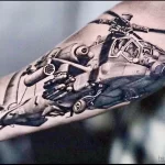 Фото тату военных, солдат и воинов 19.12.2021 №0630 - Tattoos of military - tatufoto.com