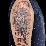 Фото тату военных, солдат и воинов 19.12.2021 №0651 - Tattoos of military - tatufoto.com