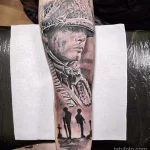 Фото тату военных, солдат и воинов 19.12.2021 №0660 - Tattoos of military - tatufoto.com