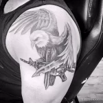 Фото тату военных, солдат и воинов 19.12.2021 №0699 - Tattoos of military - tatufoto.com