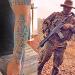 Фото тату военных, солдат и воинов 19.12.2021 №0731 - Tattoos of military - tatufoto.com