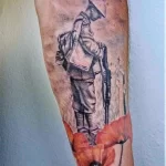 Фото тату военных, солдат и воинов 19.12.2021 №0733 - Tattoos of military - tatufoto.com