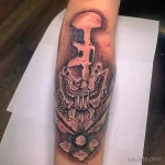 Фото тату военных, солдат и воинов 19.12.2021 №0751 - Tattoos of military - tatufoto.com