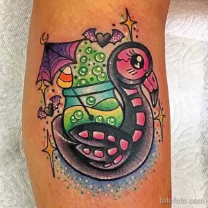 Фото тату коктейль (напиток) 31.12.2021 №1061 - cocktail tattoo - tatufoto.com