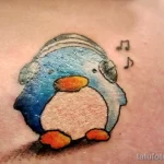 Фото тату пингвин 06,12,2021 - №004 - penguin tattoo - tatufoto.com