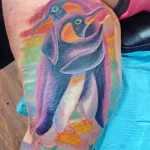 Фото тату пингвин 06,12,2021 - №029 - penguin tattoo - tatufoto.com
