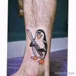 Фото тату пингвин 06,12,2021 - №049 - penguin tattoo - tatufoto.com
