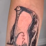 Фото тату пингвин 06,12,2021 - №223 - penguin tattoo - tatufoto.com