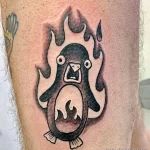 Фото тату пингвин 06,12,2021 - №309 - penguin tattoo - tatufoto.com