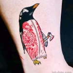 Фото тату пингвин 06,12,2021 - №310 - penguin tattoo - tatufoto.com